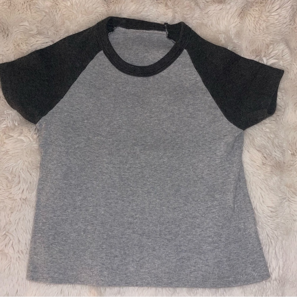 John Galt Grey Womens Short Sleeve Tee